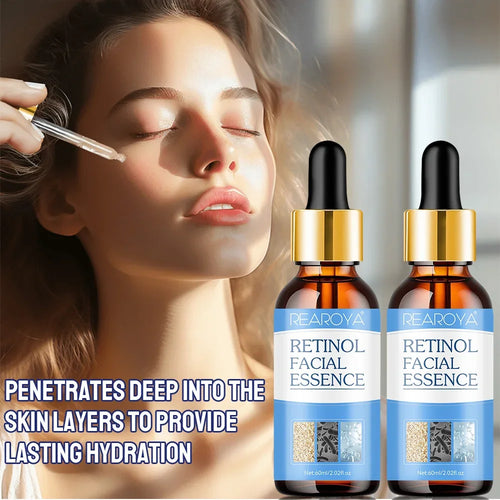 60ml Retinol Serum For Shrinking Pores Anti-aging Brightening Moisturizing Essence Firming And Repairing Skincare Product