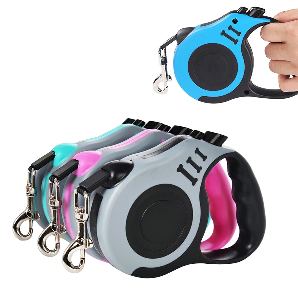Nylon Pet Dog Leash Hiking Retractable Automatic Extending Puppy Lead Rope for Small Big Dogs Cats Chihuahua Yorkshire Supplies