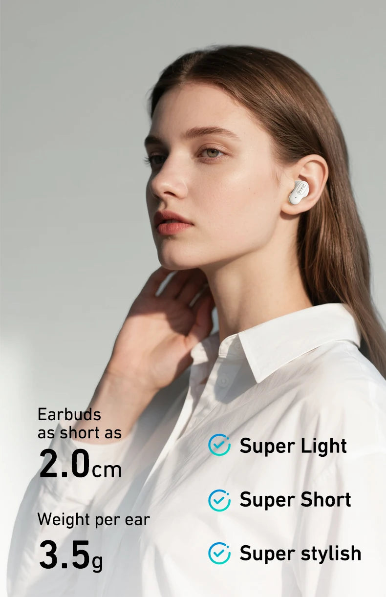 Ai Translation Bluetooth Headphones HTC Wireless Earphones Comfortable Earbuds Clear Sound Quality Earpiece Noise Cancelling Mic