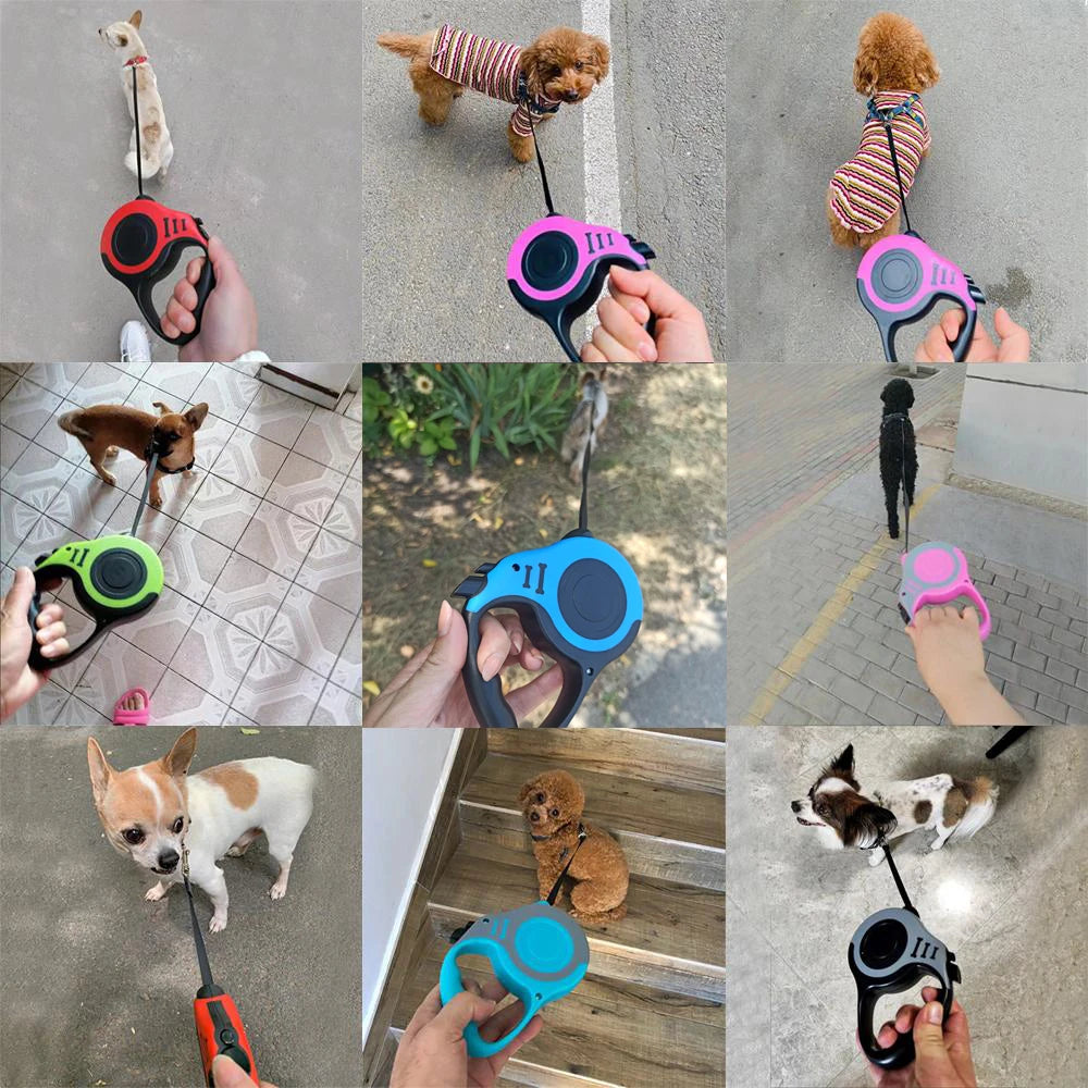 Nylon Pet Dog Leash Hiking Retractable Automatic Extending Puppy Lead Rope for Small Big Dogs Cats Chihuahua Yorkshire Supplies