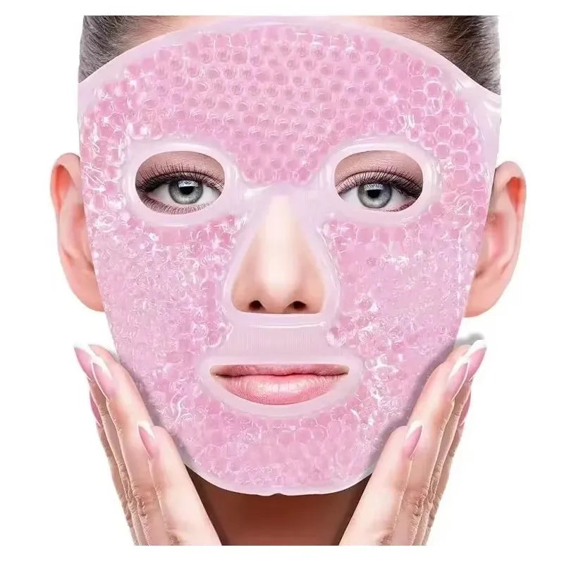 Cold Face Eye Masks Ice Face Mask Hot Cold Compress For Dark Circles Puffiness Cooling Face Masks For Women Man Skin Care Tools